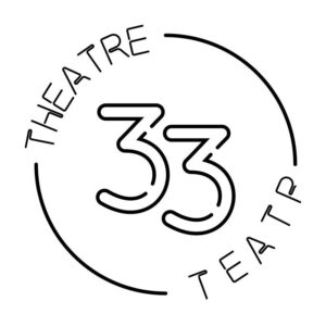 Theatre 33 circular logo design
